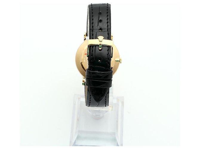 Rolex Cellini Münz Uhr Unisex Mittel Diamant Römisch Manuell Schwarz - Ansicht 5