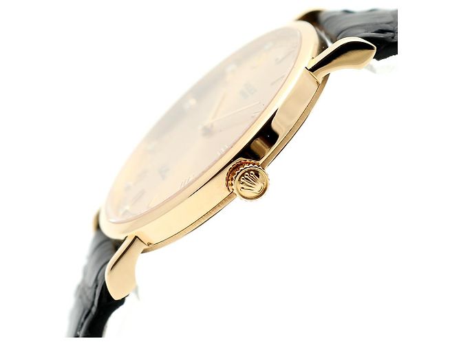 Rolex Cellini Münz Uhr Unisex Mittel Diamant Römisch Manuell Schwarz - Ansicht 8
