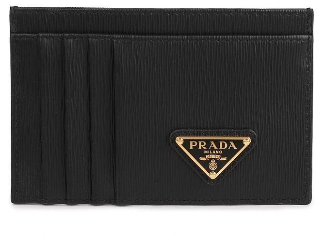 Prada Vitele Move Card Wallet Black - view 3