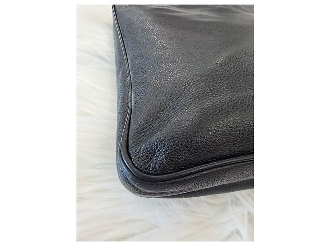 Prada Borsa a tracolla in pelle vitello Nero - vista 8