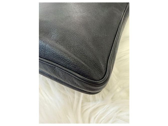 Prada Borsa a tracolla in pelle vitello Nero - vista 9