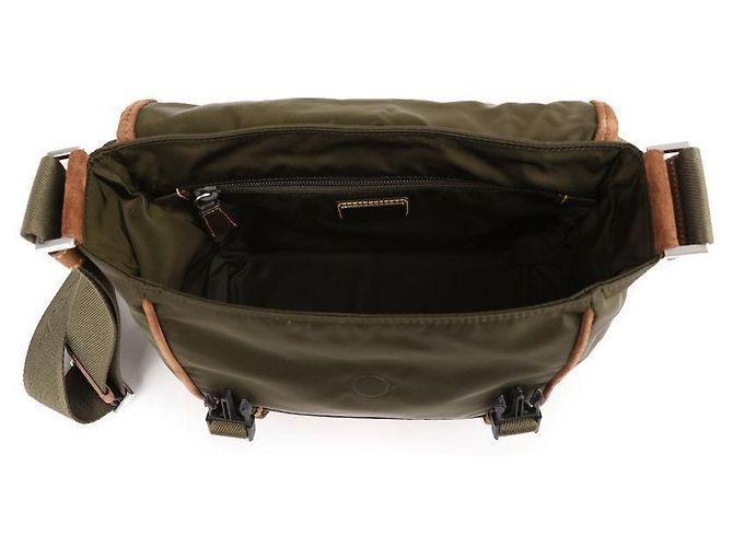 Prada Borsa a spalla in suede di nylon media - vista 7