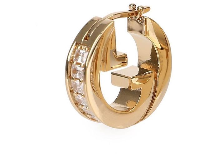 Gucci Orecchini mini in cristallo Blondie: D'oro - vista 7
