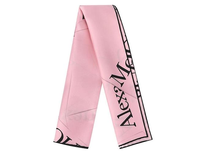 Alexander Mcqueen Logo-Print-Schal Schwarz - Ansicht 4