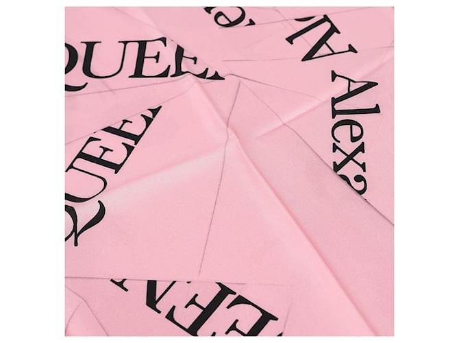 Alexander Mcqueen Logo-Print-Schal Schwarz - Ansicht 6