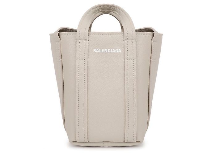Balenciaga Borsa tote a spalla Bianco - vista 3