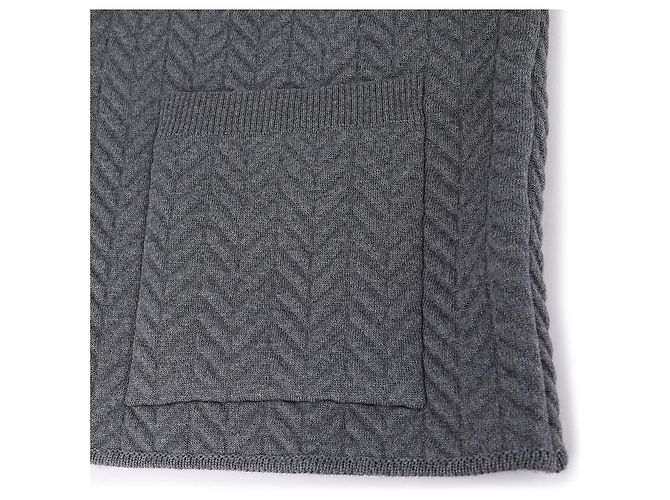 Thom Browne Jaqueta de trabalho com braço acolchoado em lã merino e algodão Marrom - vista 9
