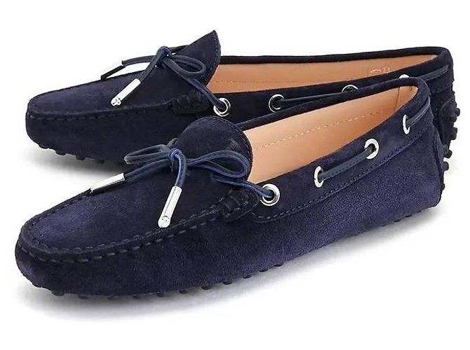 Tod's Wildleder-Mokassin Schwarz - Ansicht 3