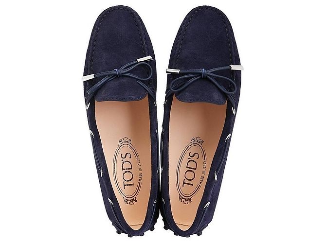 Tod's Wildleder-Mokassin Schwarz - Ansicht 4