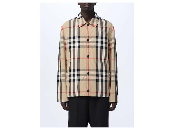 Burberry Giacca in nylon a scacchi Multicolore - vista 4