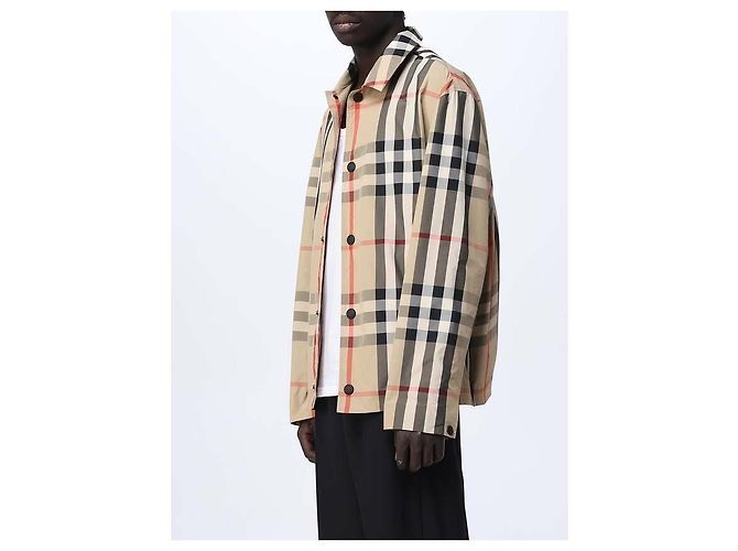 Burberry Giacca in nylon a scacchi Multicolore - vista 6