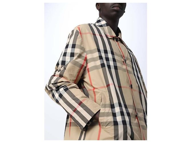 Burberry Giacca in nylon a scacchi Multicolore - vista 7