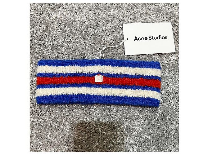 Fascia per capelli in spugna con logo Acne Small Face - vista 11