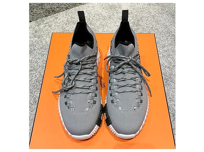 Hermès Baskets Flex MULTICO GRIS Multicolore - vue 14