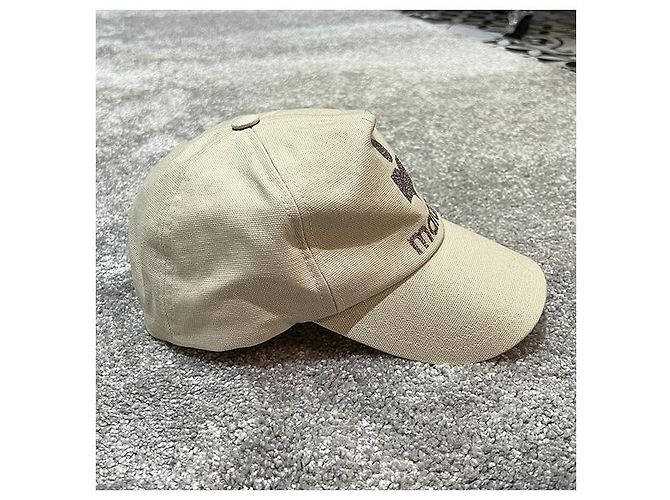 Isabel Marant TYRONY Glitzer-Logo Baseballcap Ecru Weiß - Ansicht 3