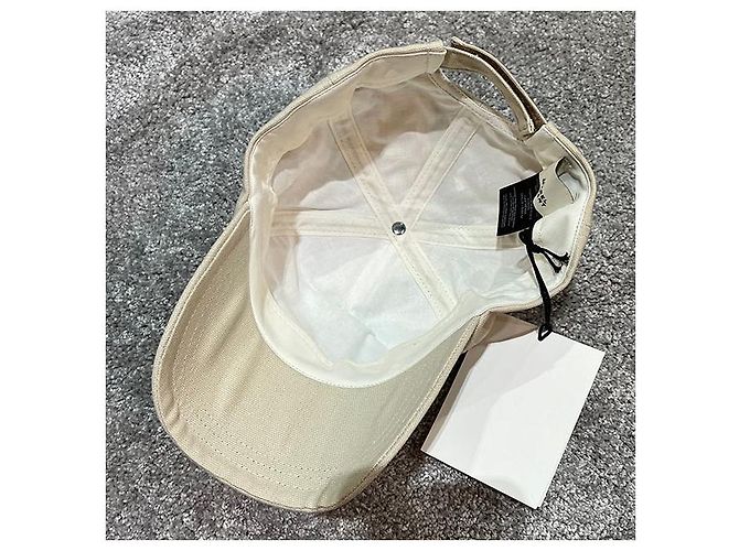 Isabel Marant TYRONY Glitzer-Logo Baseballcap Ecru Weiß - Ansicht 6