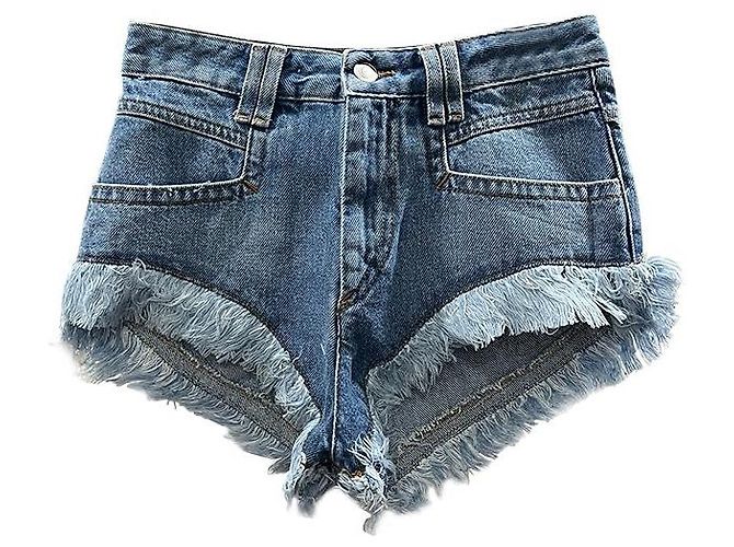 Isabel Marant Shorts de denim Etouile ENEIDAO Azul - vista 2