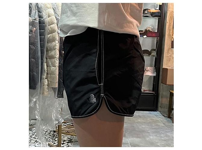 Isabel Marant Costumi da bagno VICENTE Logo Nero sfumato - vista 4