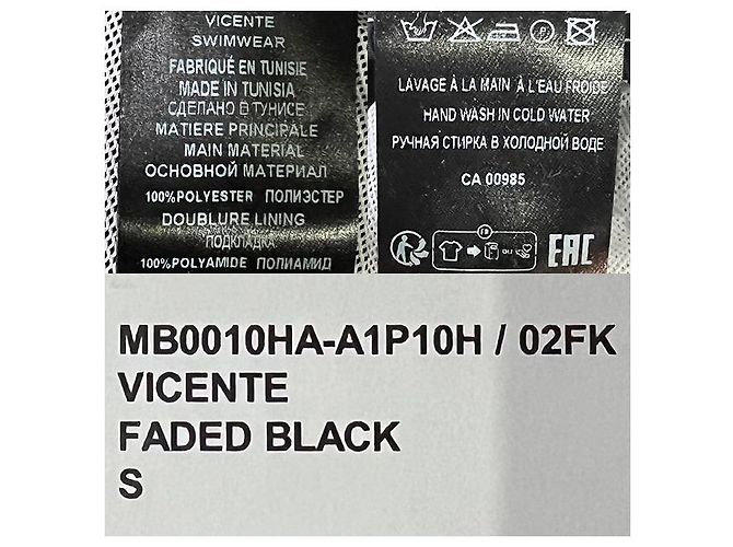 Isabel Marant Costumi da bagno VICENTE Logo Nero sfumato - vista 7