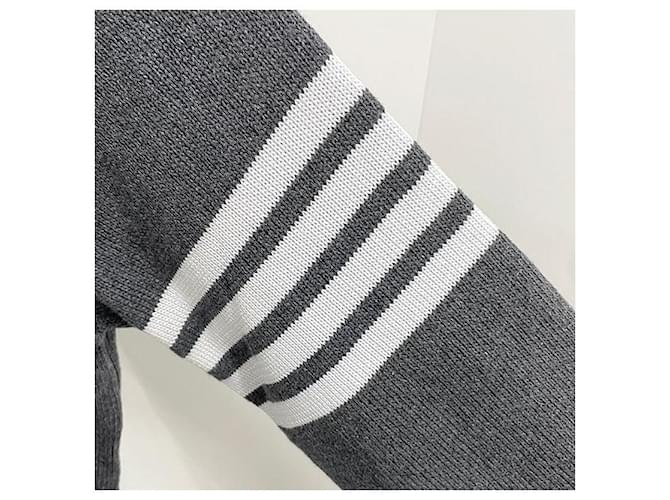 Thom Browne Hector Cardigan Mittelgrau Braun - Ansicht 5