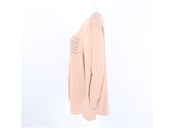 Seidenbluse mit langen Ärmeln Brunello Cucinelli - Ansicht 2