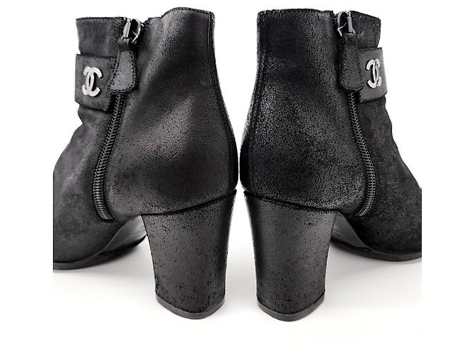 Stivaletti Chanel Nero - vista 3