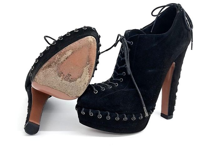 Alaïa Botas de camurça Alaia - vista 4