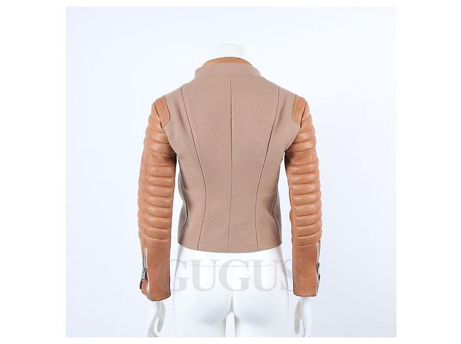 Céline Jacke mit Lederbesatz - Ansicht 3
