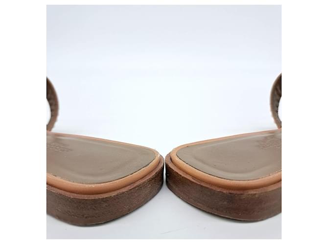 Hermès Sandali Oran Hermes Arancione - vista 3