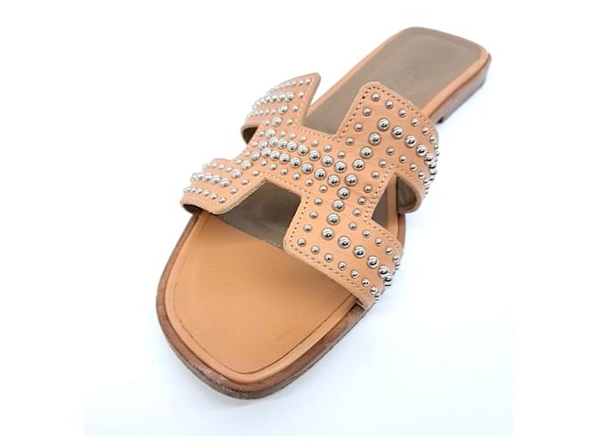 Hermès Sandali Oran Hermes Arancione - vista 5