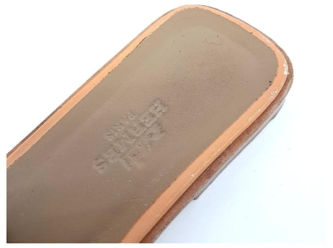 Hermès Sandali Oran Hermes Arancione - vista 6