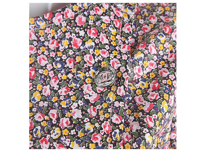 Chanel Top de Cuero de Manga Corta - vista 4