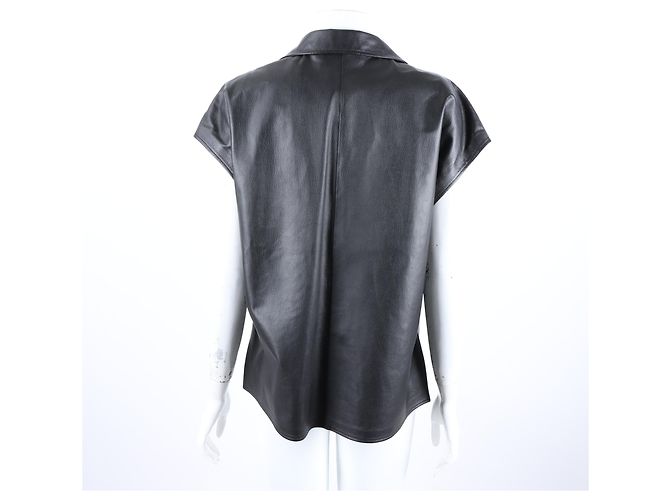 Dior Colete de couro Preto - vista 3
