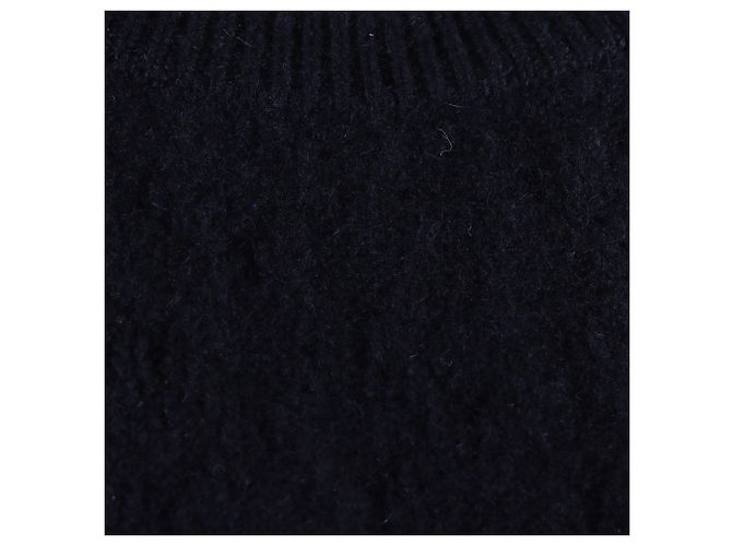 Top de cachemira Hermès Azul - vista 4