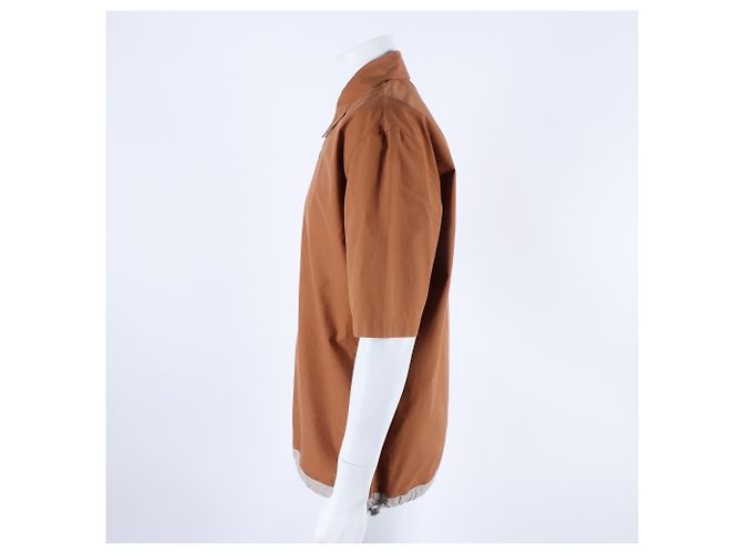 Hermès Hermes Kurzarmoberteil Braun - Ansicht 2