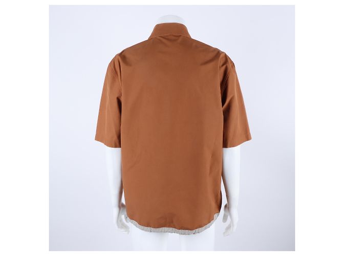 Hermès Hermes Kurzarmoberteil Braun - Ansicht 3