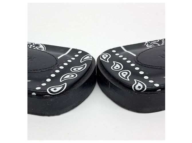 Pantofole in Velluto Oran di Hermès Nero - vista 3
