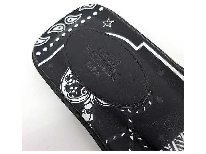 Pantofole in Velluto Oran di Hermès Nero - vista 6