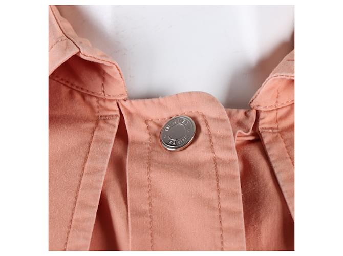 Hermès Abito Camicia Lungo Hermes Rosa - vista 4