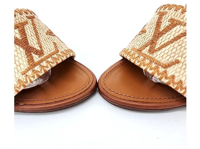Sandali Sienna Louis Vuitton Marrone - vista 2