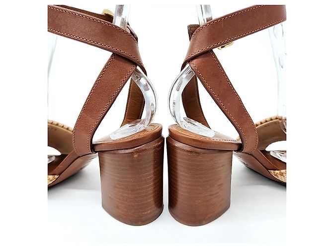 Sandali Sienna Louis Vuitton Marrone - vista 3