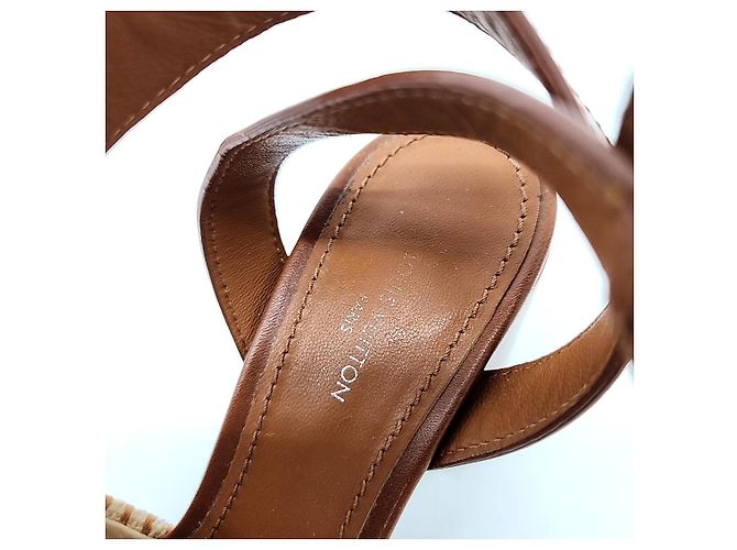 Sandali Sienna Louis Vuitton Marrone - vista 6