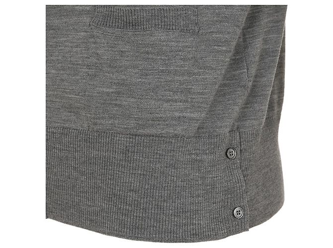 Thom Browne Klassische Merinowoll-Cardigan Diagonal Braun - Ansicht 7