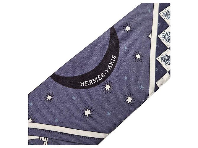 Hermès Bufanda de seda Twilly Objetos de Curiosidad Multicolor - vista 5