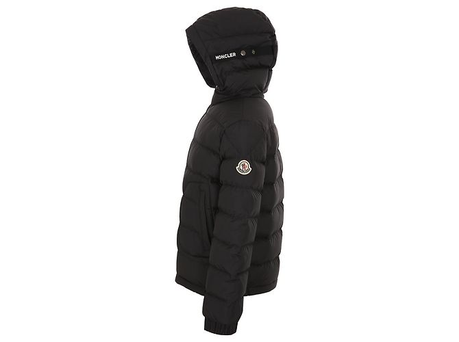 Moncler Kids Grecois Chaqueta Puffer con Capucha Negro - vista 4