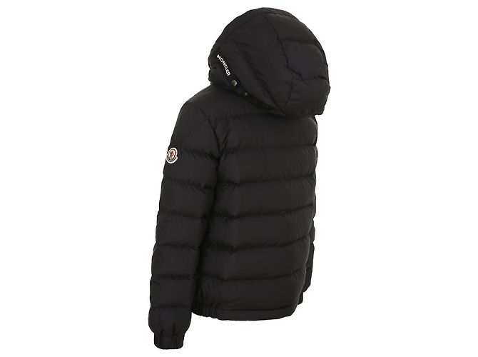 Moncler Kids Grecois Chaqueta Puffer con Capucha Negro - vista 5