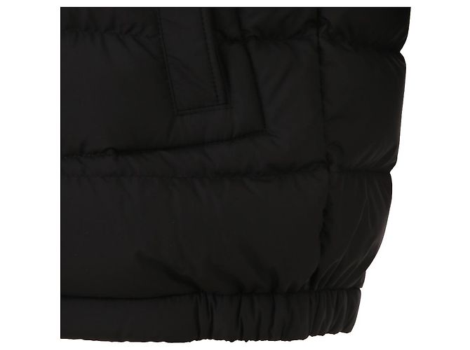 Moncler Kids Grecois Chaqueta Puffer con Capucha Negro - vista 9