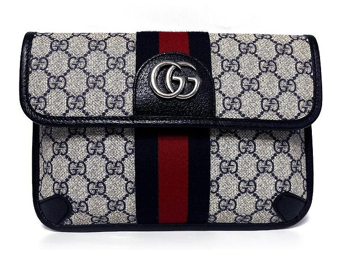 Gucci Borsa a tracolla unisex blu navy Multicolore - vista 10