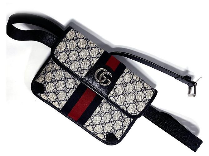 Gucci Borsa a tracolla unisex blu navy Multicolore - vista 11