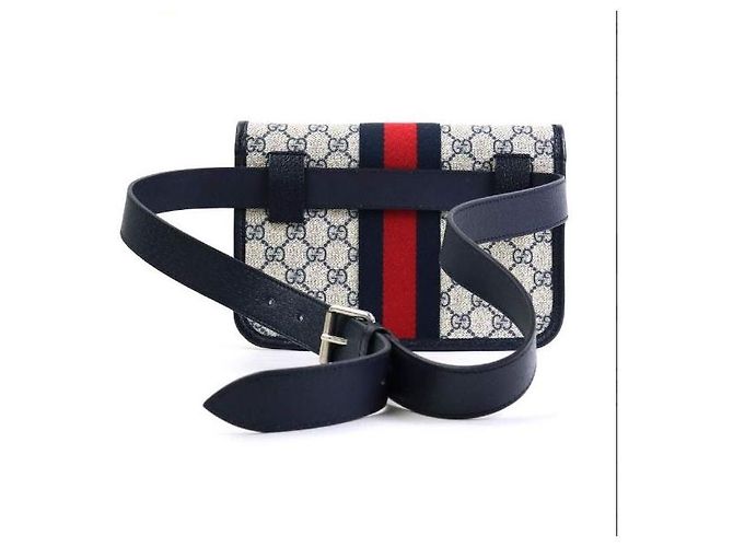 Gucci Borsa a tracolla unisex blu navy Multicolore - vista 2